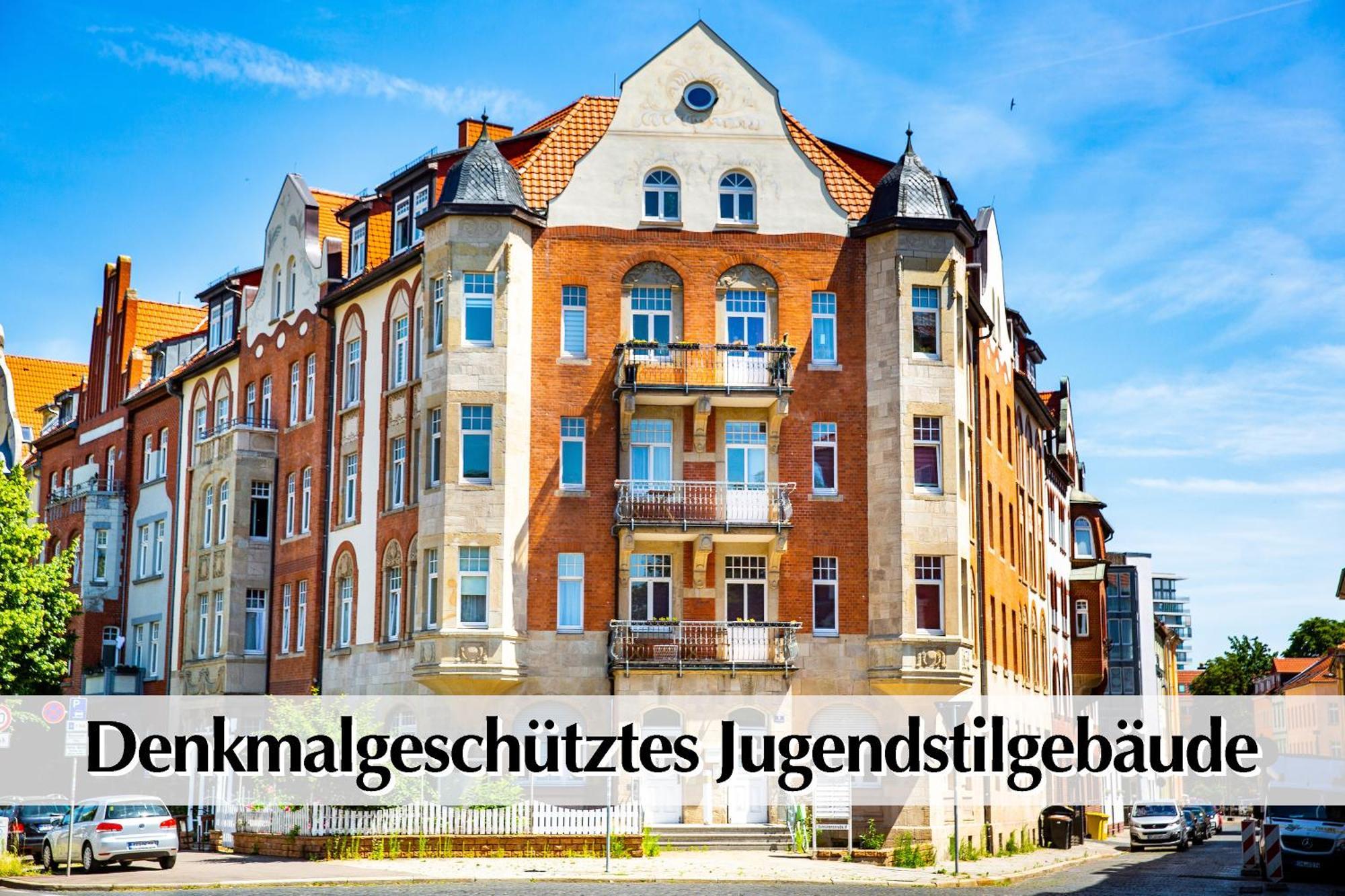 12 Fewos Im Jugendstilhaus Mit Aufzug, Terrasse, Kingsize-Bett, Smart-Tv, Etc エアフルト エクステリア 写真