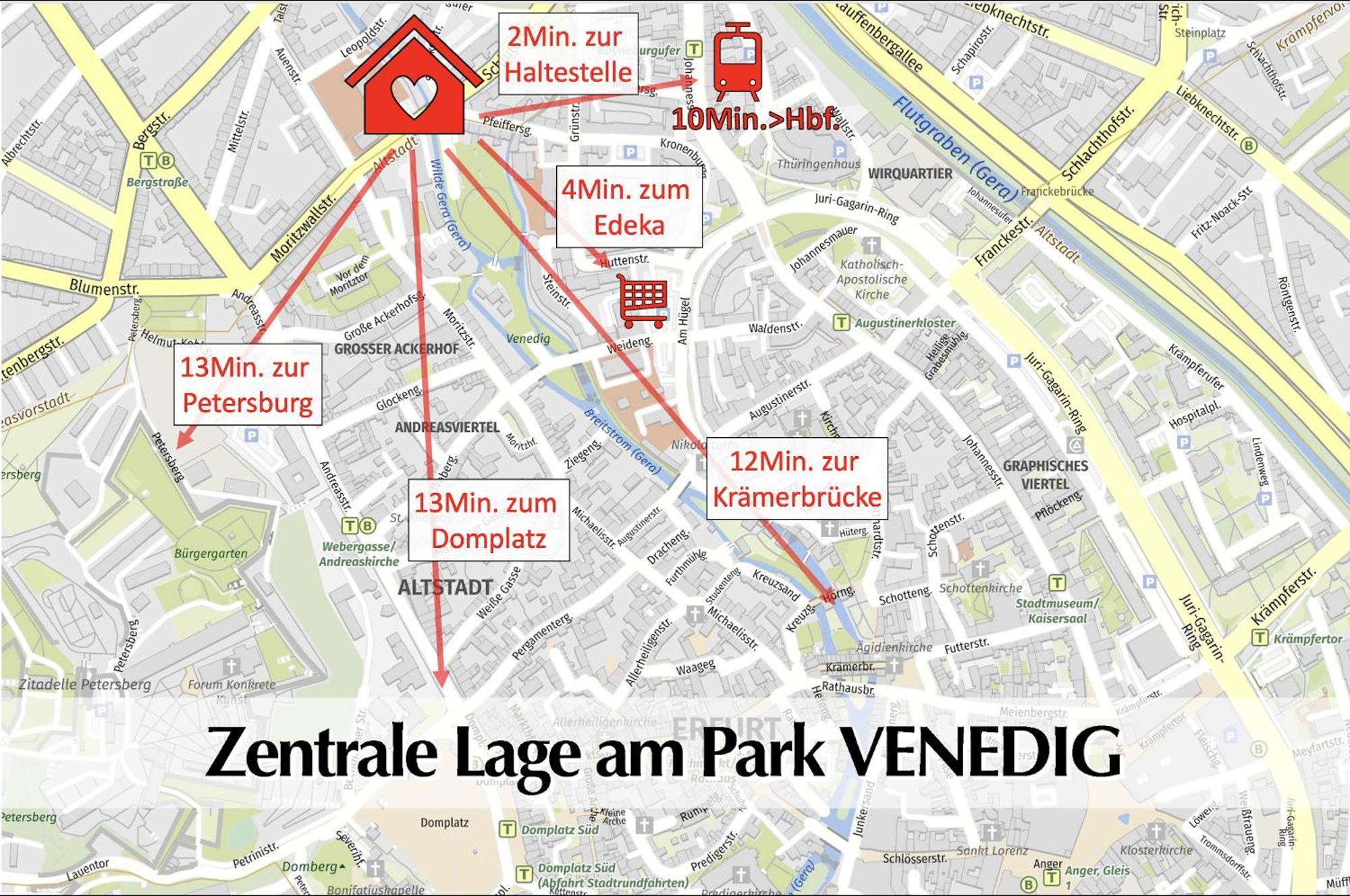 12 Fewos Im Jugendstilhaus Mit Aufzug, Terrasse, Kingsize-Bett, Smart-Tv, Etc エアフルト エクステリア 写真