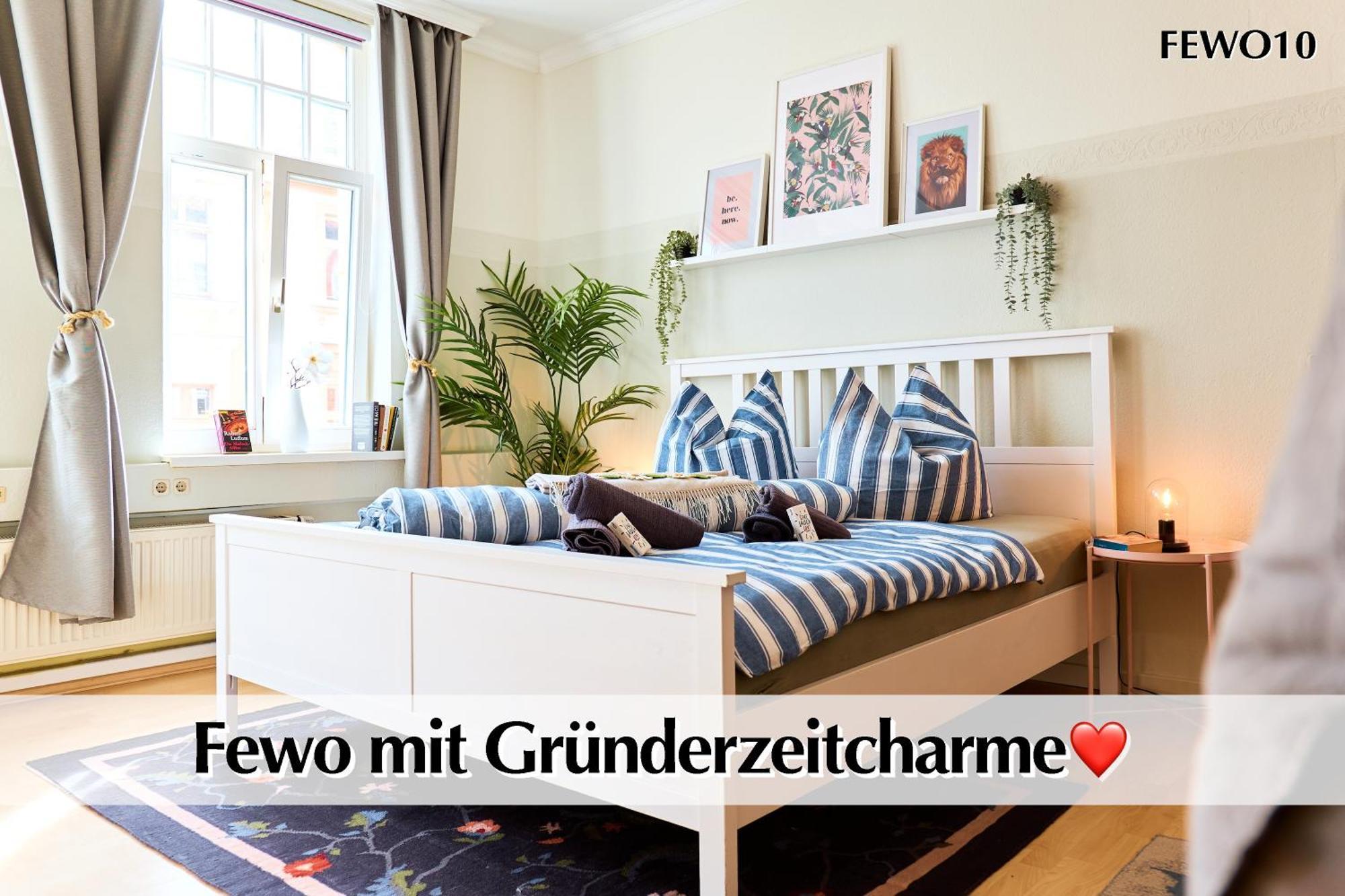 12 Fewos Im Jugendstilhaus Mit Aufzug, Terrasse, Kingsize-Bett, Smart-Tv, Etc エアフルト エクステリア 写真
