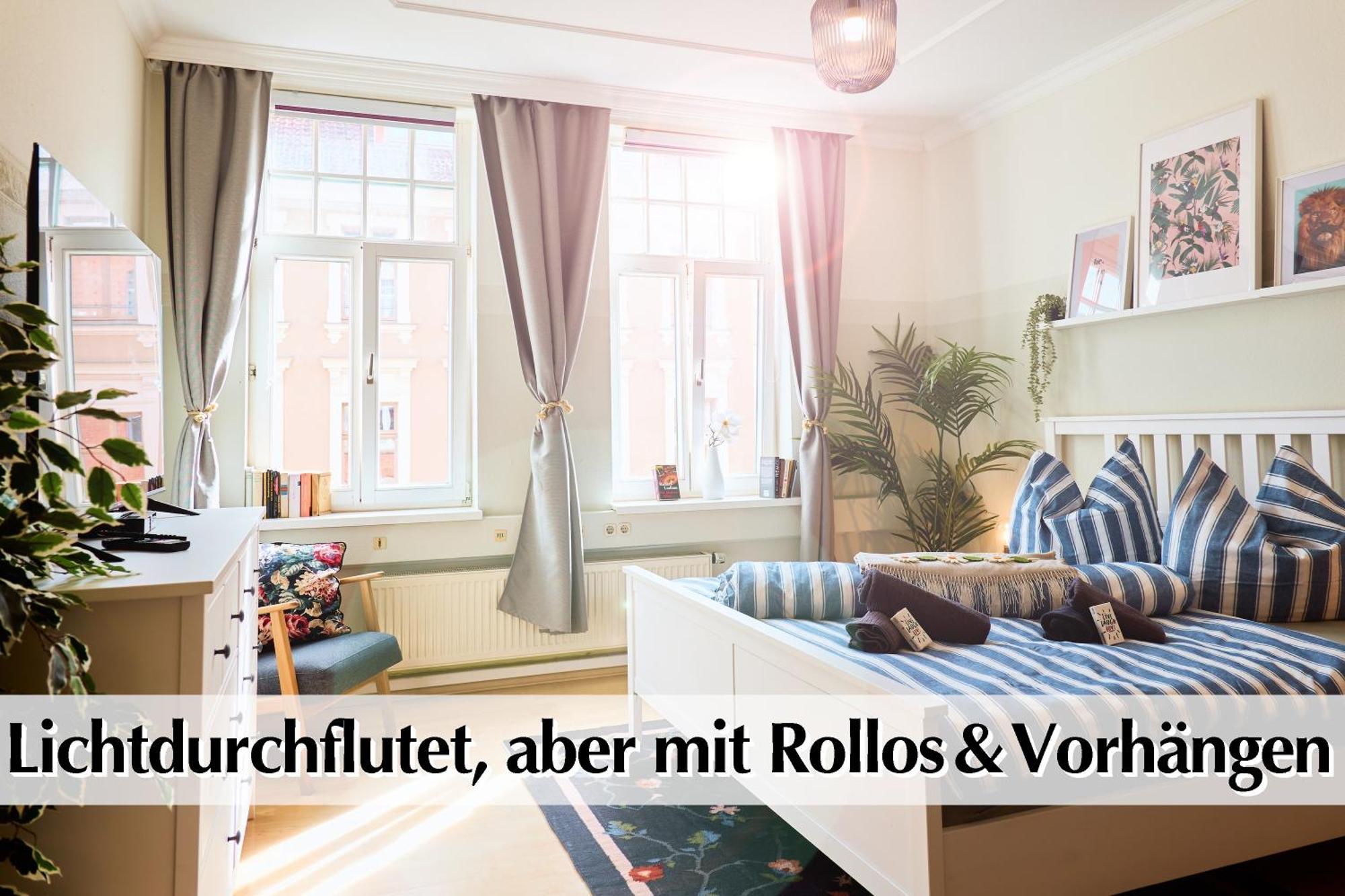 12 Fewos Im Jugendstilhaus Mit Aufzug, Terrasse, Kingsize-Bett, Smart-Tv, Etc エアフルト 部屋 写真