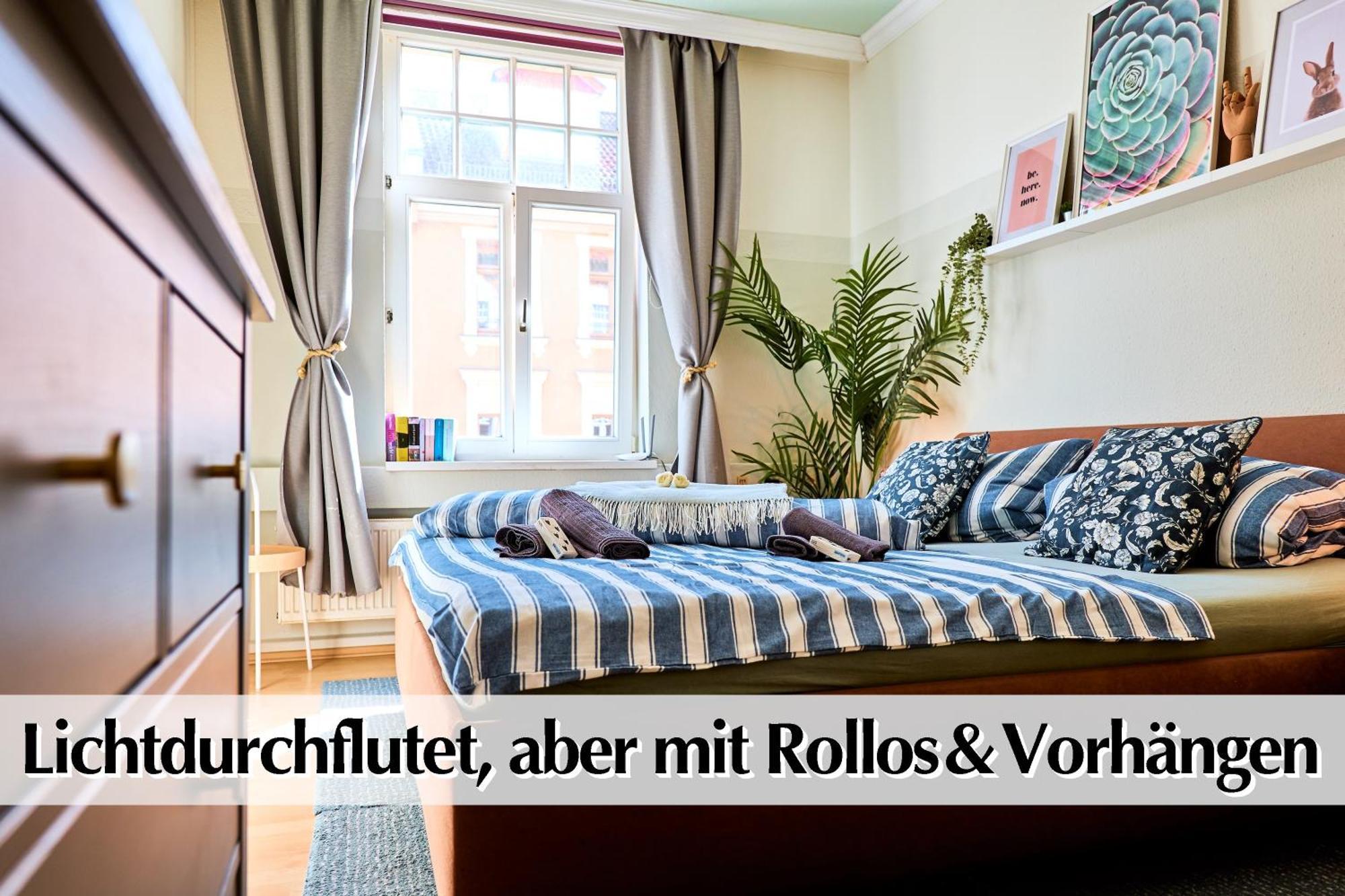 12 Fewos Im Jugendstilhaus Mit Aufzug, Terrasse, Kingsize-Bett, Smart-Tv, Etc エアフルト 部屋 写真