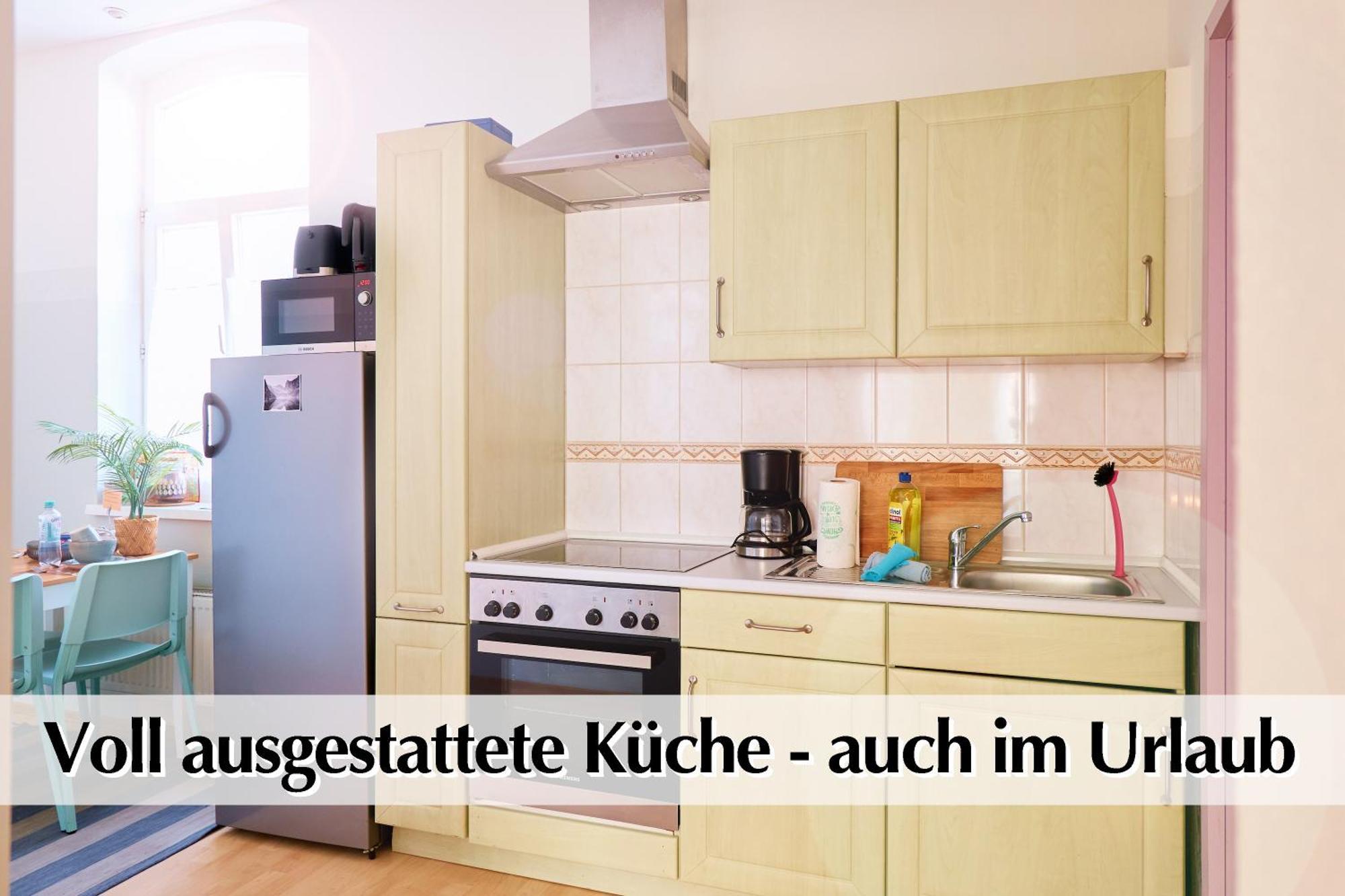 12 Fewos Im Jugendstilhaus Mit Aufzug, Terrasse, Kingsize-Bett, Smart-Tv, Etc エアフルト 部屋 写真