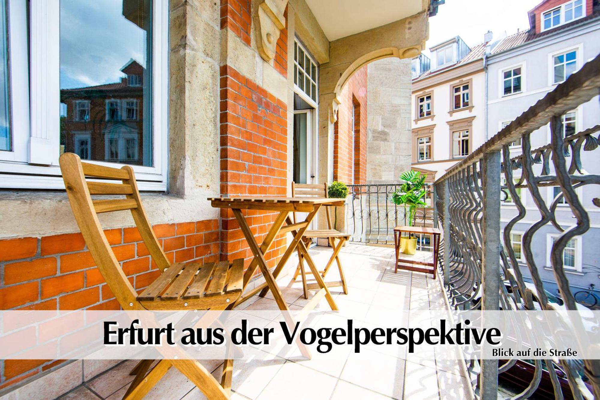 12 Fewos Im Jugendstilhaus Mit Aufzug, Terrasse, Kingsize-Bett, Smart-Tv, Etc エアフルト 部屋 写真
