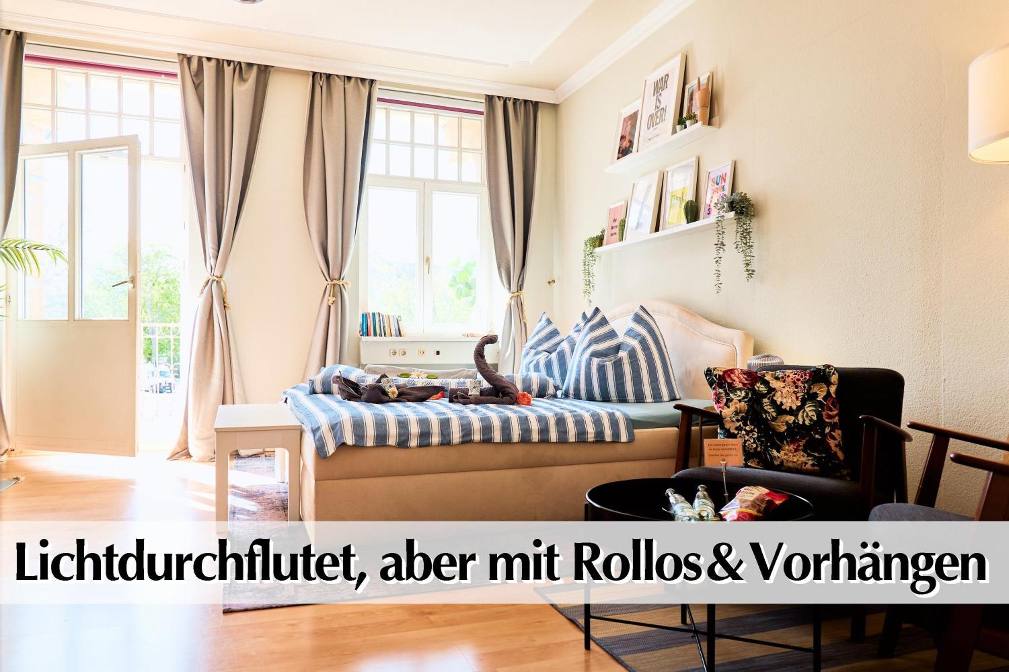 12 Fewos Im Jugendstilhaus Mit Aufzug, Terrasse, Kingsize-Bett, Smart-Tv, Etc エアフルト 部屋 写真
