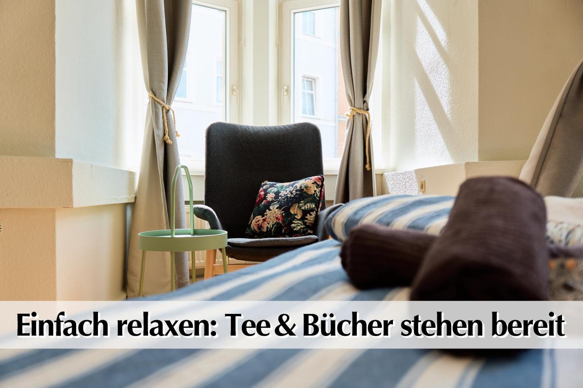 12 Fewos Im Jugendstilhaus Mit Aufzug, Terrasse, Kingsize-Bett, Smart-Tv, Etc エアフルト 部屋 写真